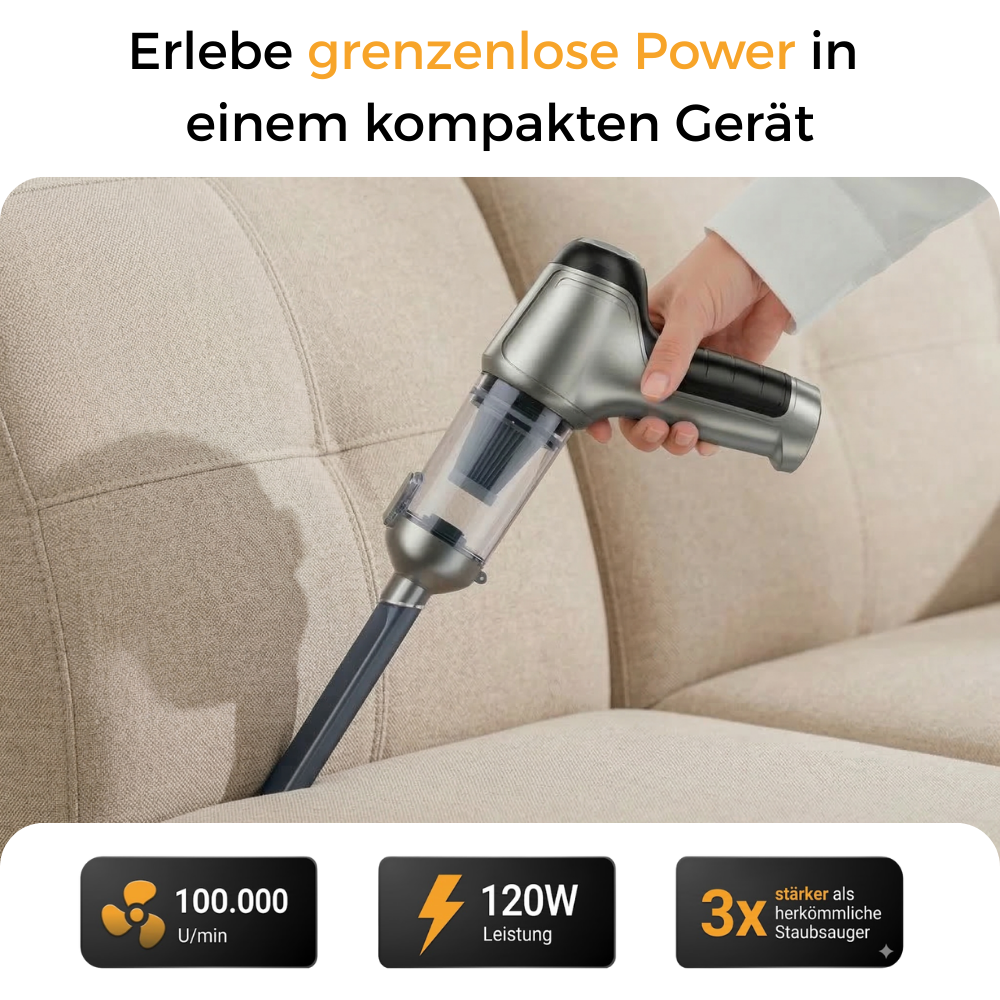Dripl TurboFlow Pro Handstofzuiger 6-in-1